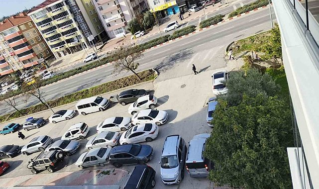Yemin töreni öncesi Bilecik'te park karmaşası