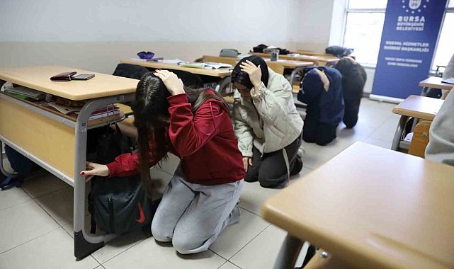 YKS Hazırlık Merkezi'nde deprem ve tahliye tatbikatı