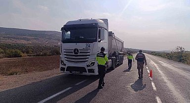 Yük taşıyan araçlara sıkı denetim