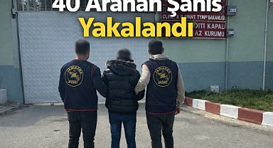 40 Aranan Şahıs Yakalandı
