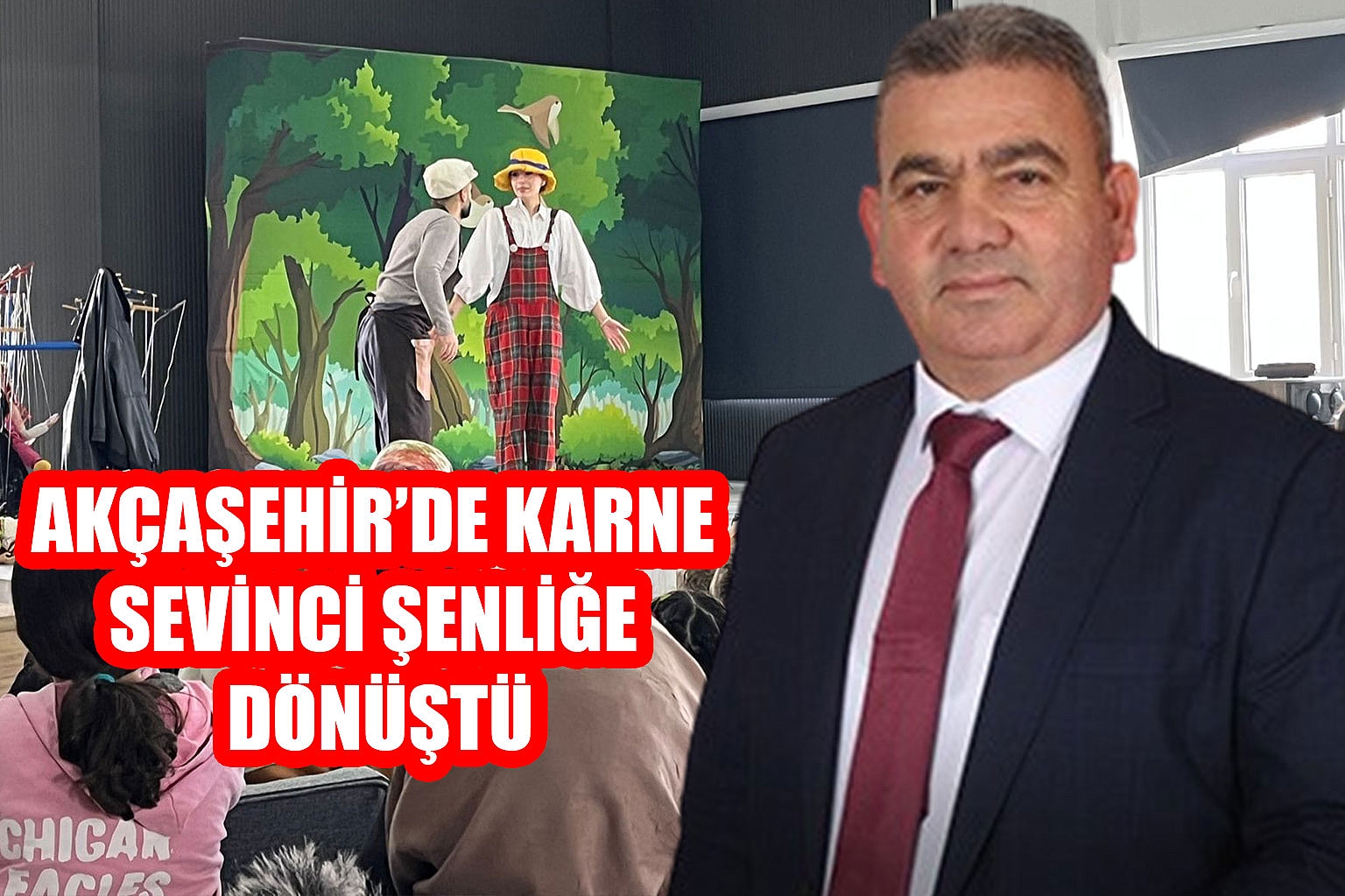 AKÇAŞEHİR’DE KARNE SEVİNCİ ŞENLİĞE DÖNÜŞTÜ