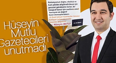 Av. Hüseyin Mutlu'dan Gazetecilere 10 Ocak Jest