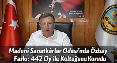 Madeni Sanatkârlar Odası’nda Özbay Farkı: 442 Oy ile Koltuğunu Korudu