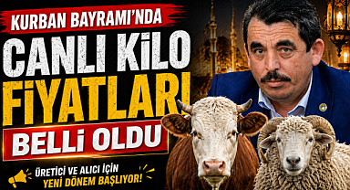 Kurban Bayramı'nda Canlı Kilo Fiyatları Belli Oldu