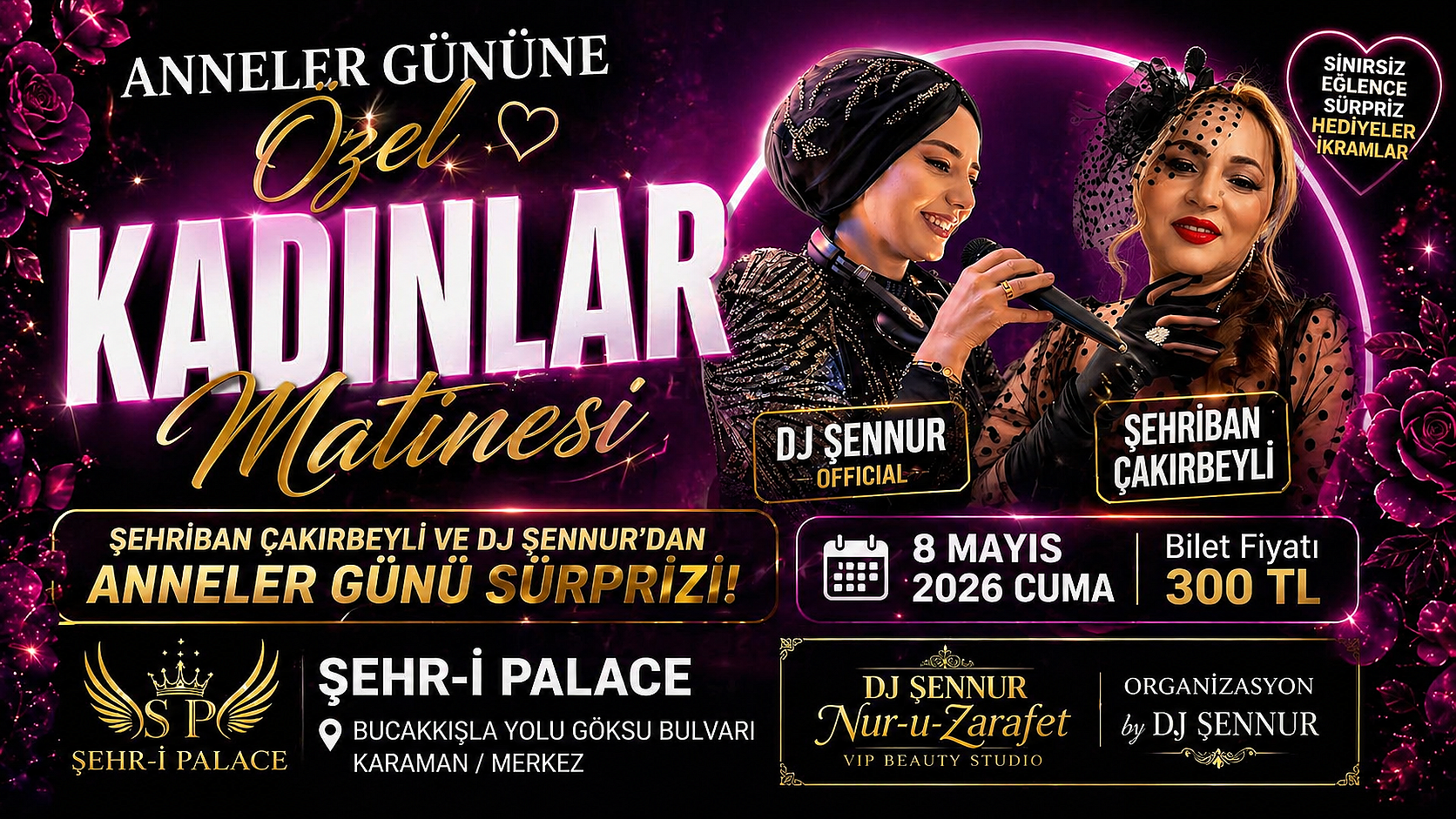 Şehriban Çakırbeyli ve Dj Şennur'dan Anneler Günü Sürprizi