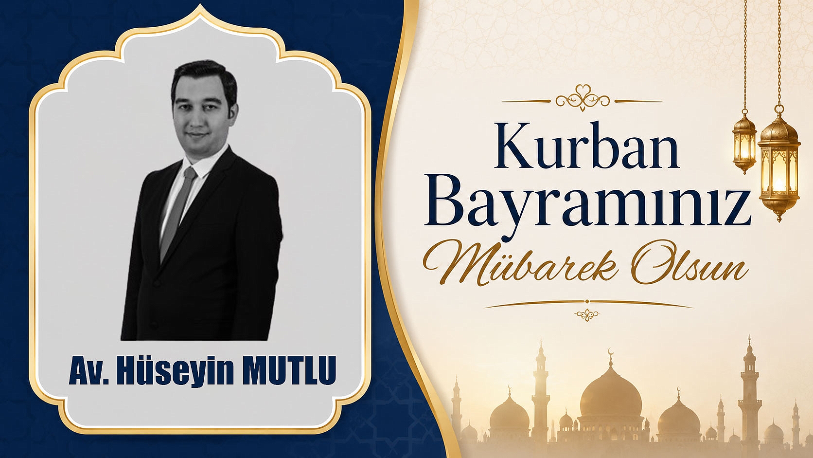 Av. Mutlu'dan Bayram Mesajı: '“Emeğin ve Alın Terinin Bayramı Olsun”'