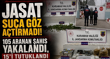 JASAT Suça Göz Açtırmadı: 105 Aranan Şahıs Yakalandı, 15’i Tutuklandı