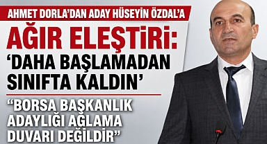 “Borsa başkanlık adaylığı ağlama duvarı değildir”