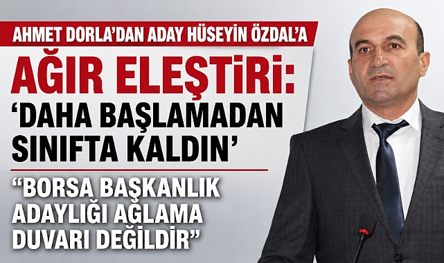  “Borsa başkanlık adaylığı ağlama duvarı değildir”