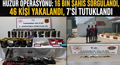 Huzur Operasyonu: 16 Bin Şahıs Sorgulandı, 46 Kişi Yakalandı, 7’si Tutuklandı