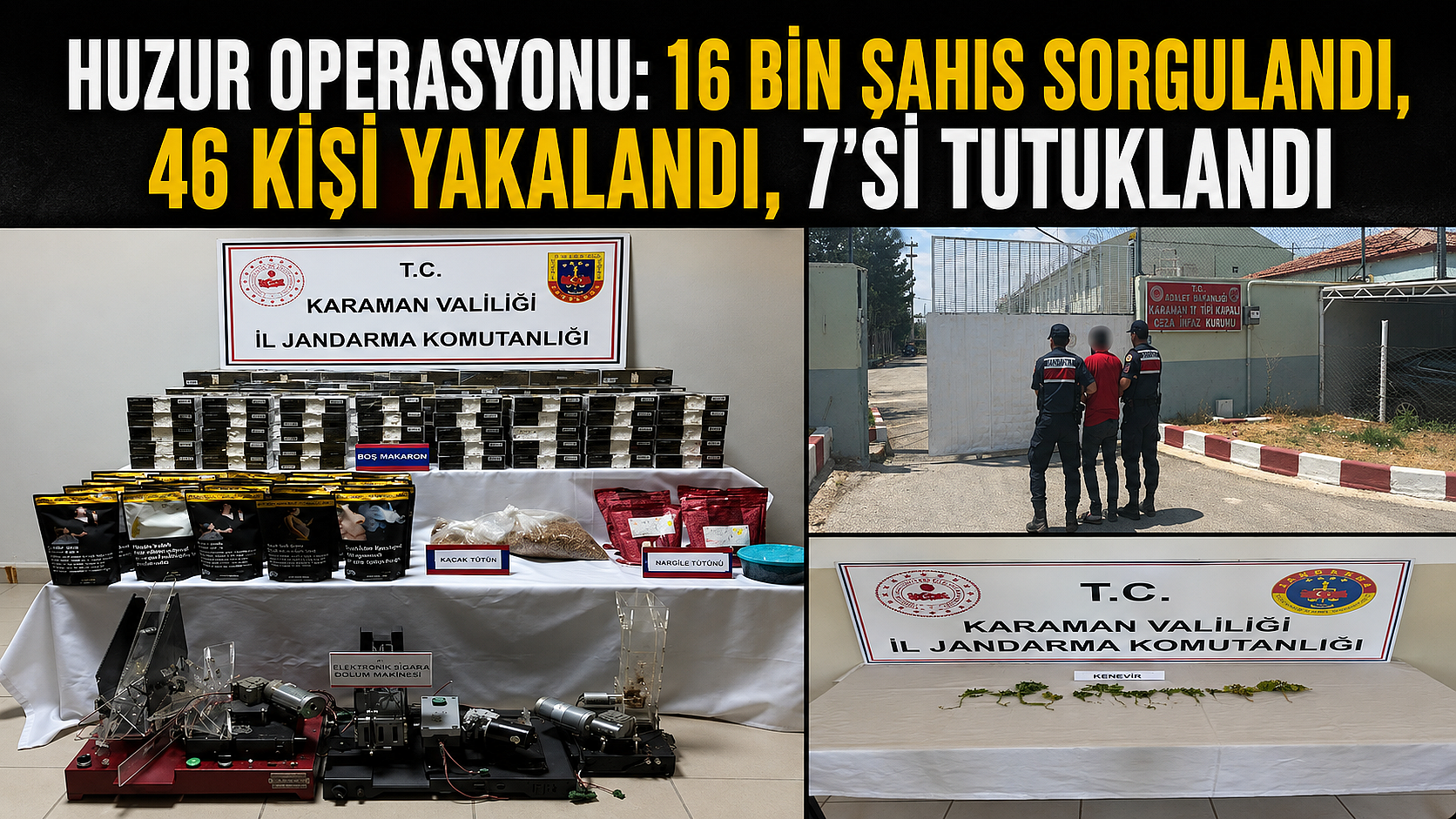 Huzur Operasyonu: 16 Bin Şahıs Sorgulandı, 46 Kişi Yakalandı, 7’si Tutuklandı
