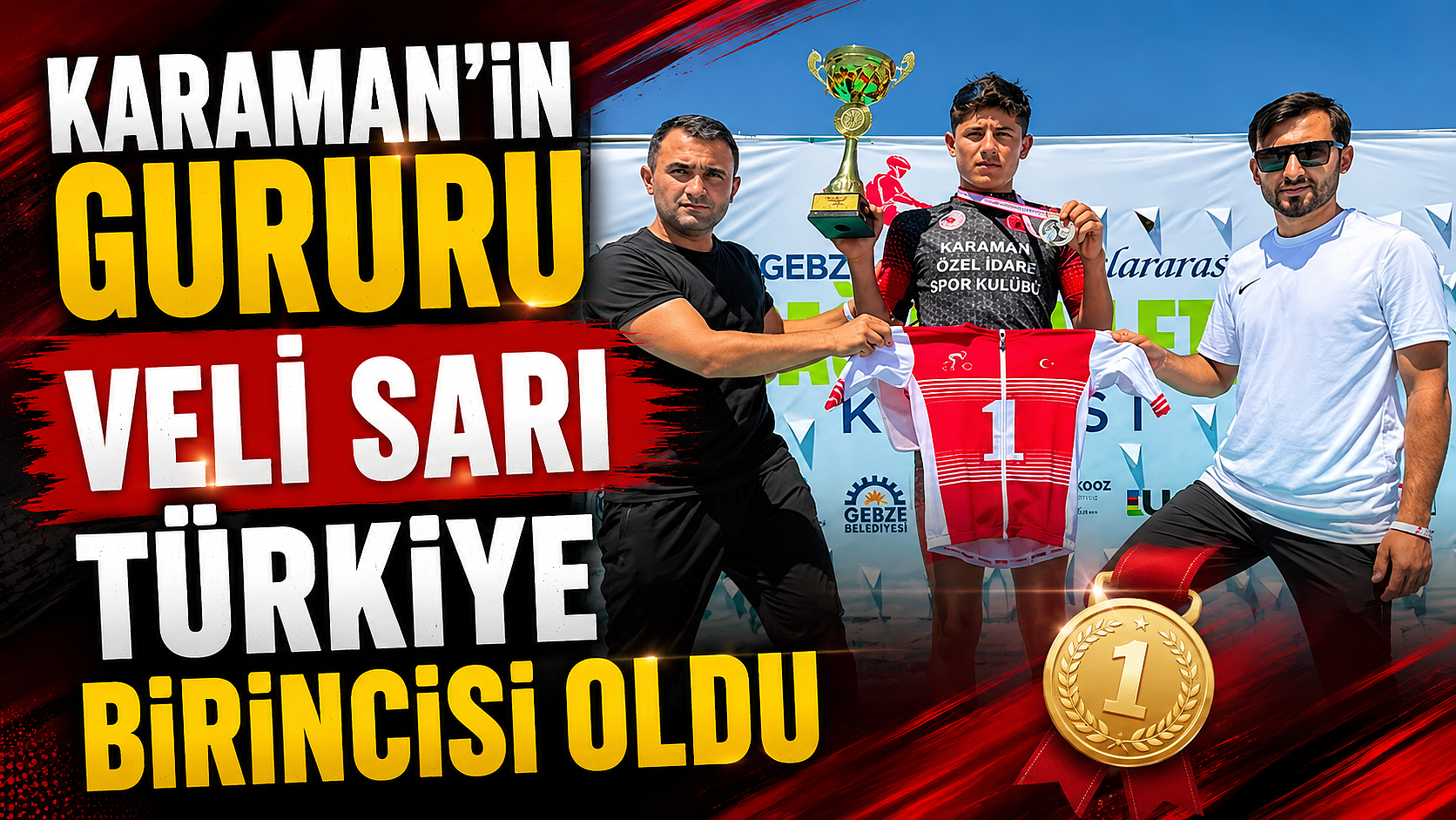 Karaman’ın Gururu Veli Sarı Türkiye Birincisi Oldu