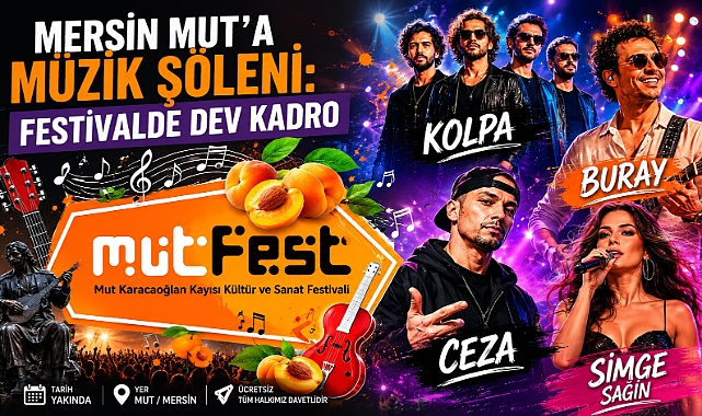 Mersin Mut’a Müzik Şöleni: Festivalde Dev Kadro