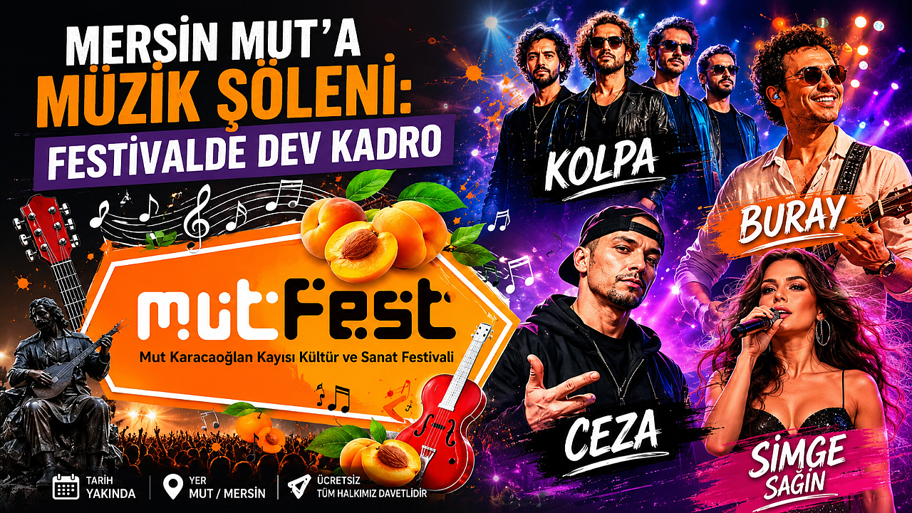 Mersin Mut’a Müzik Şöleni: Festivalde Dev Kadro