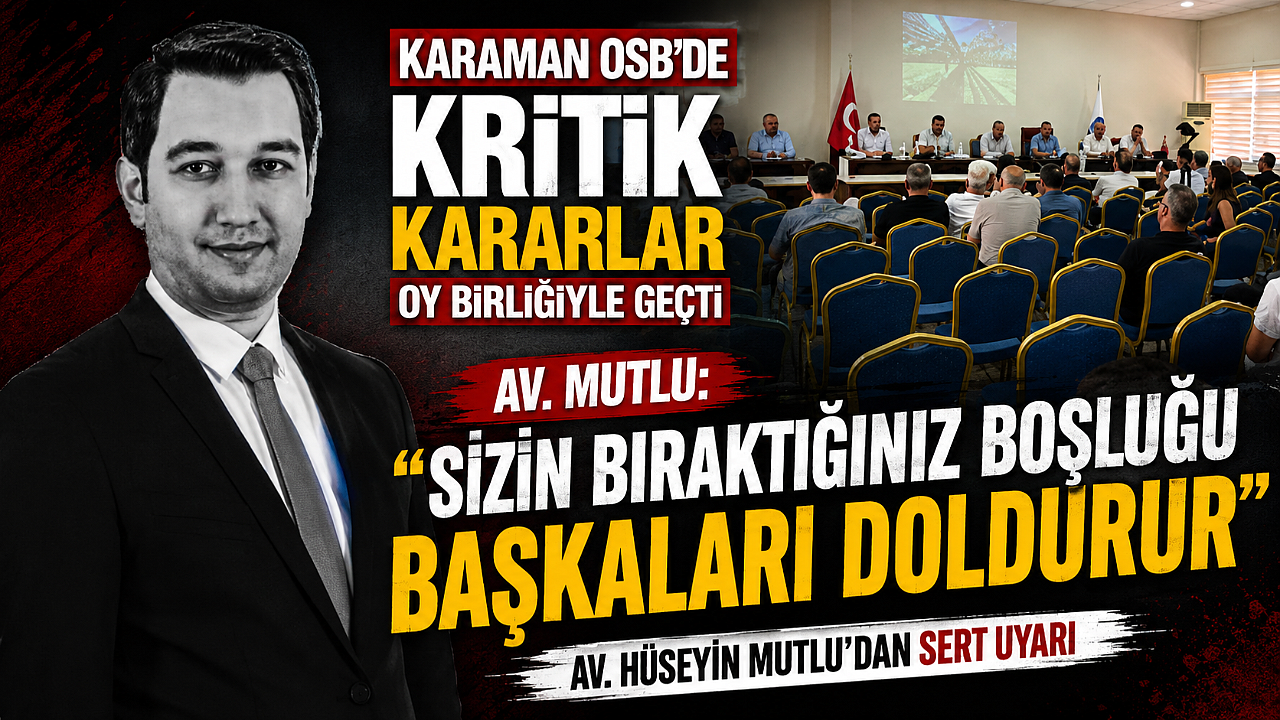 Av. Mutlu: ‘Sizin Bıraktığınız Boşluğu Başkaları Doldurur’