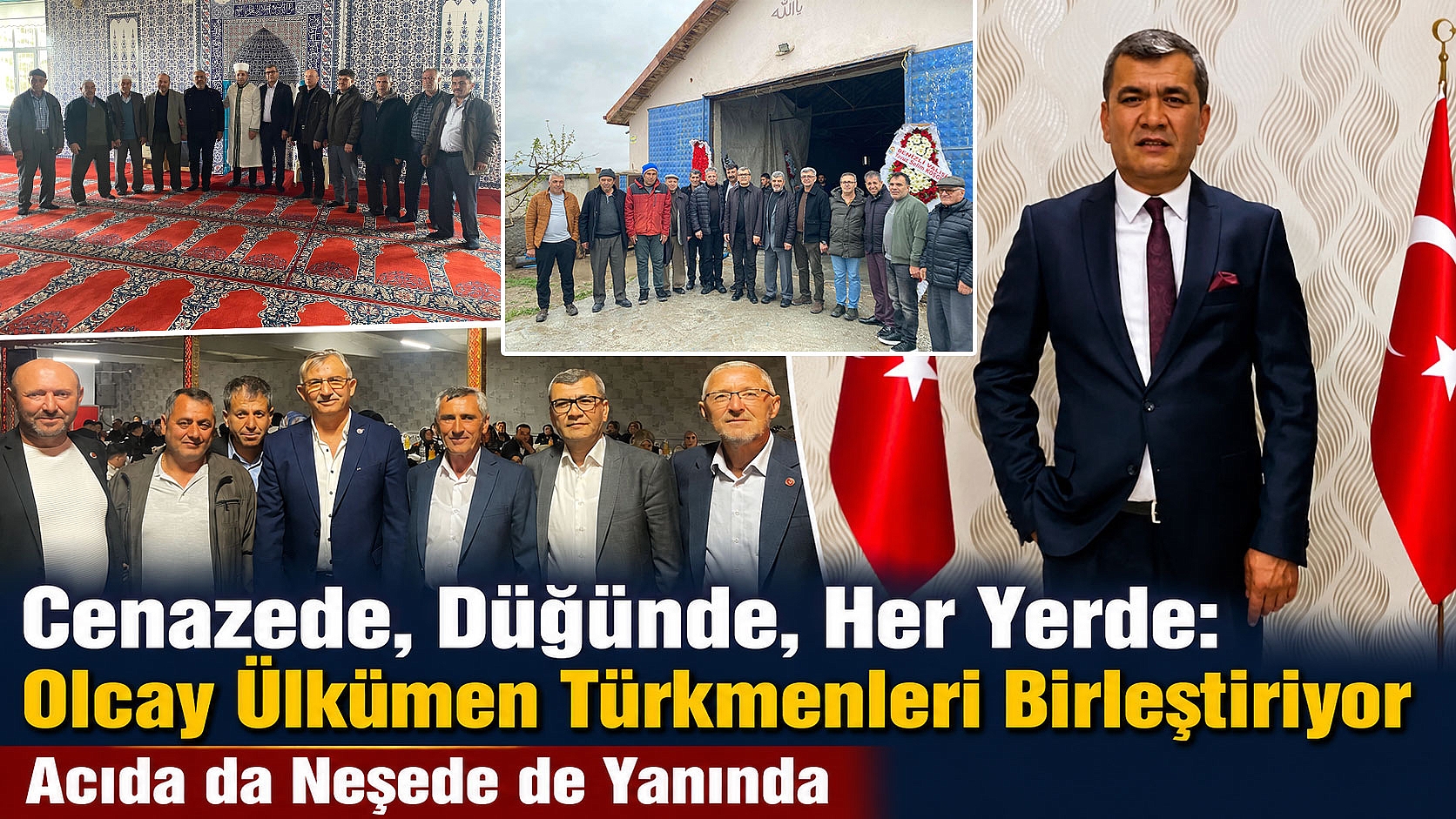 Cenazede, Düğünde, Her Yerde: Olcay Ülkümen Türkmenleri Birleştiriyor