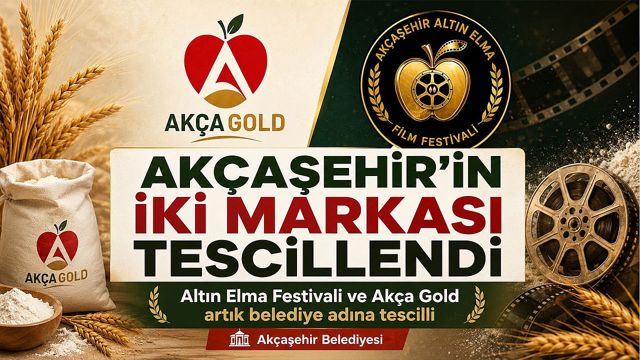 Akçaşehir Altın Elma Festivali ile Akça Gold markasının tescil işlemleri belediye adına tamamlandı