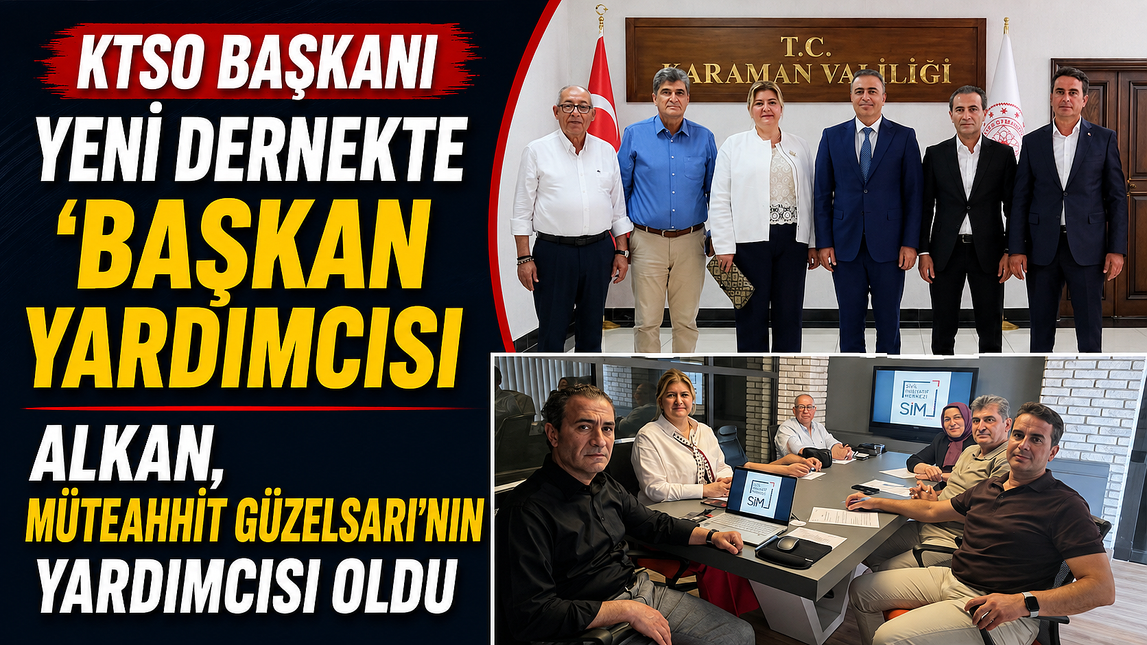 Alkan, Müteahhit Güzelsarı’nın Yardımcısı Oldu