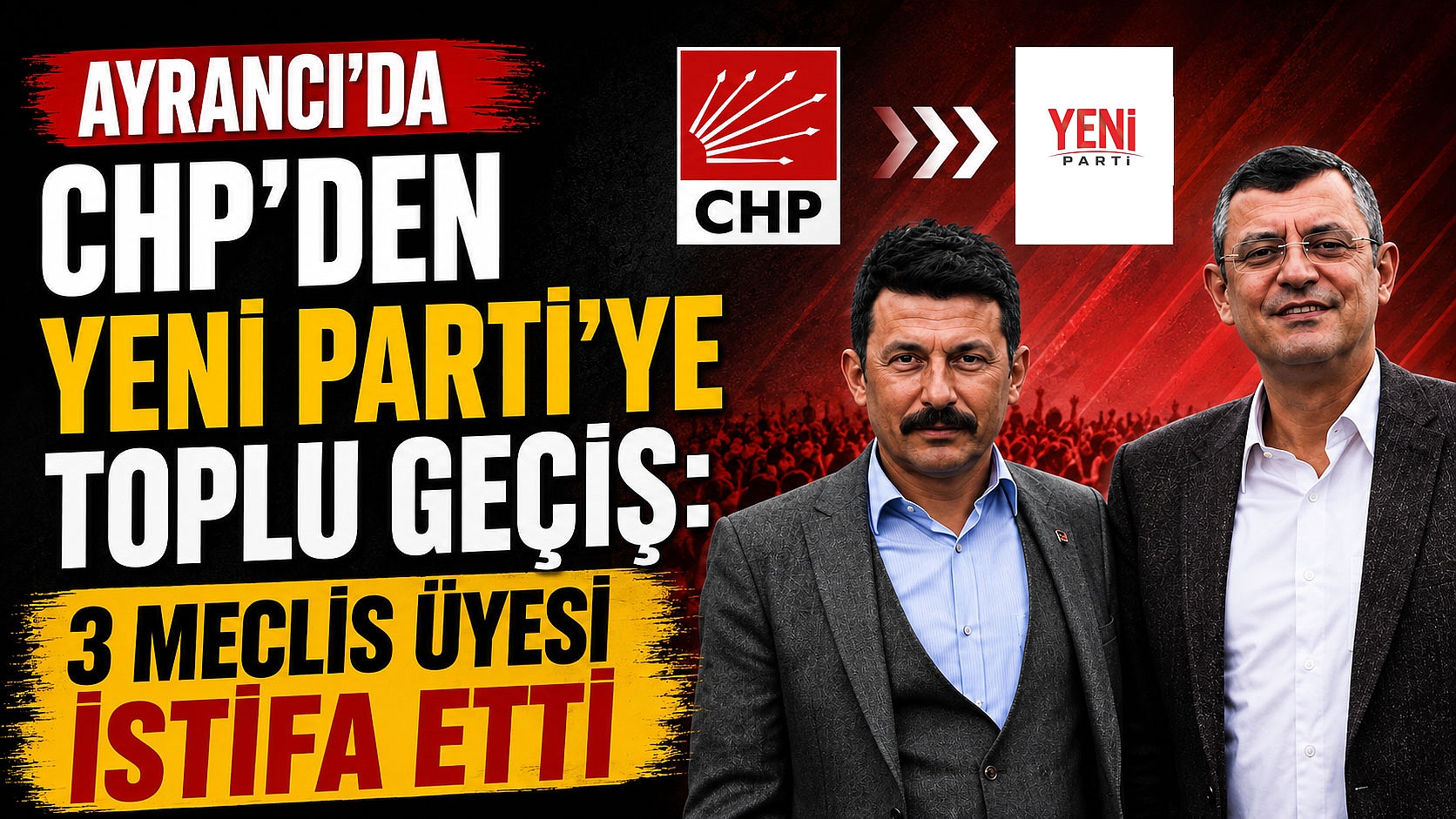 Ayrancı’da CHP’den Yeni Parti’ye Toplu Geçiş: 3 Meclis Üyesi İstifa Etti