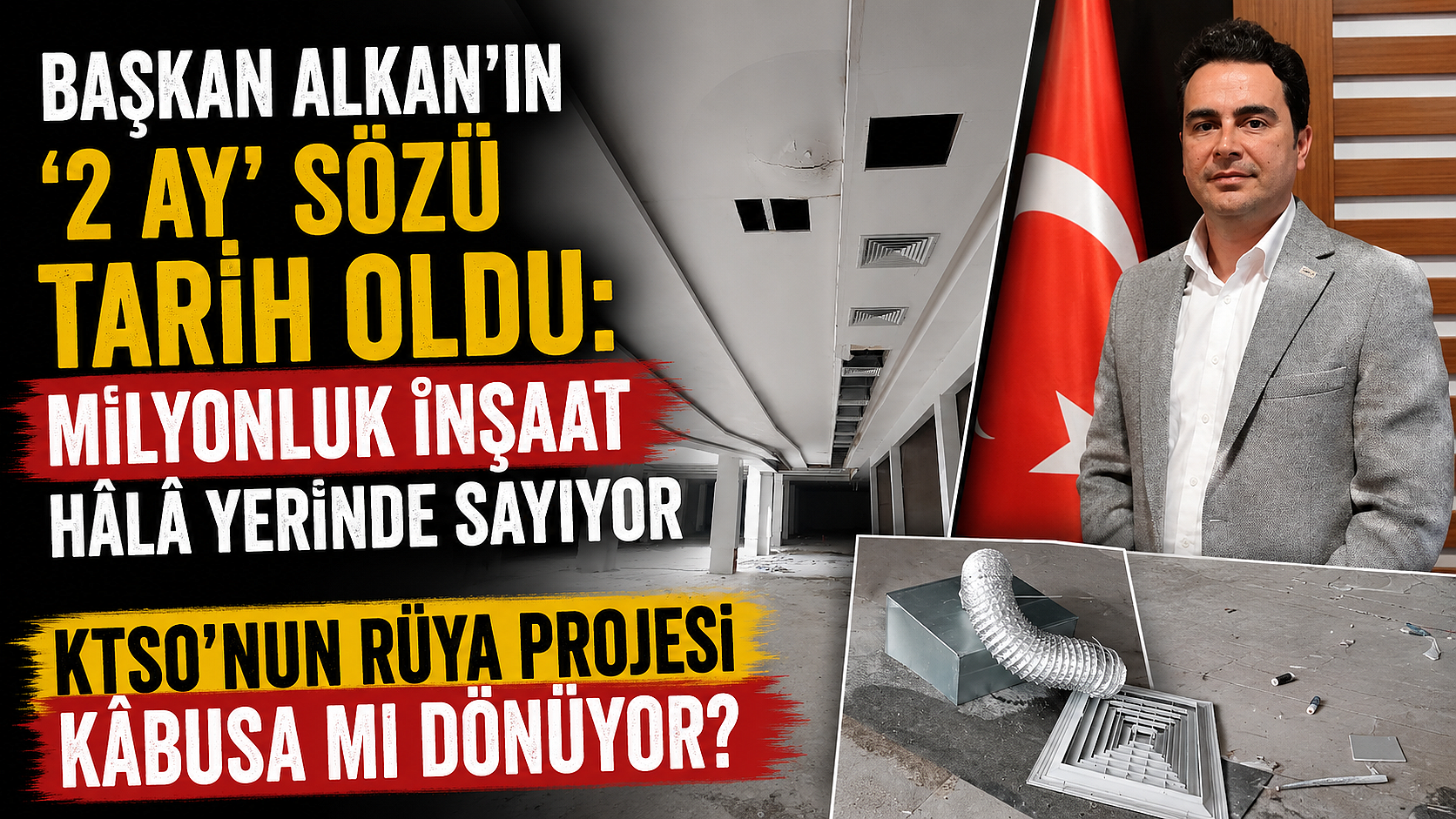 Başkan Alkan’ın ‘2 Ay’ Sözü Tarih Oldu: Milyonluk İnşaat Hâlâ Yerinde Sayıyor