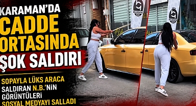 Sopayla Lüks Araca Saldıran N.B.'nin Görüntüleri Sosyal Medyayı Salladı