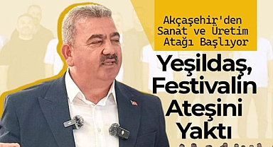 YEŞİLDAŞ, FESTİVALİN ATEŞİNİ YAKTI
