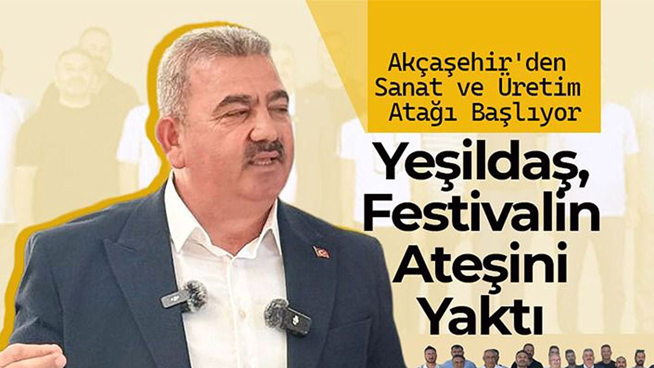 YEŞİLDAŞ, FESTİVALİN ATEŞİNİ YAKTI