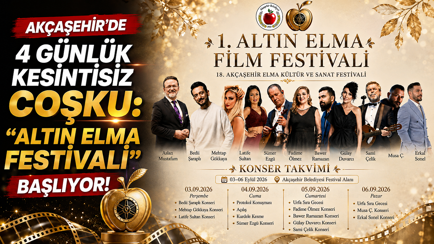 Akçaşehir’de 4 Günlük Kesintisiz Coşku: