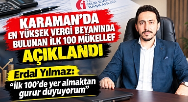 Erdal Yılmaz: “İlk 100’de yer almaktan gurur duyuyorum”