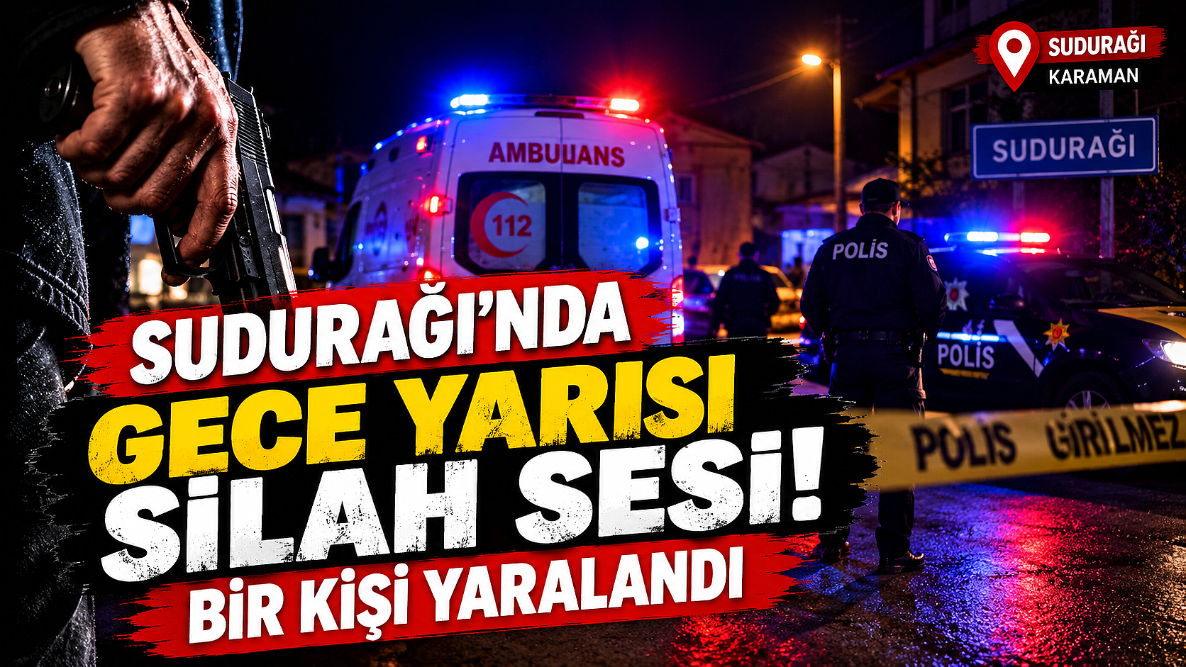 Sudurağı’nda gece yarısı silah sesi: Bir kişi yaralandı