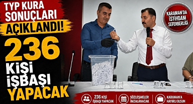TYP Kura Sonuçları Açıklandı: 236 Kişi İşbaşı Yapacak