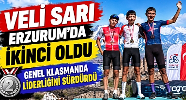 VELİ SARI ERZURUM’DA İKİNCİ, GENEL KLASMANDA LİDERLİĞİNİ SÜRDÜRDÜ
