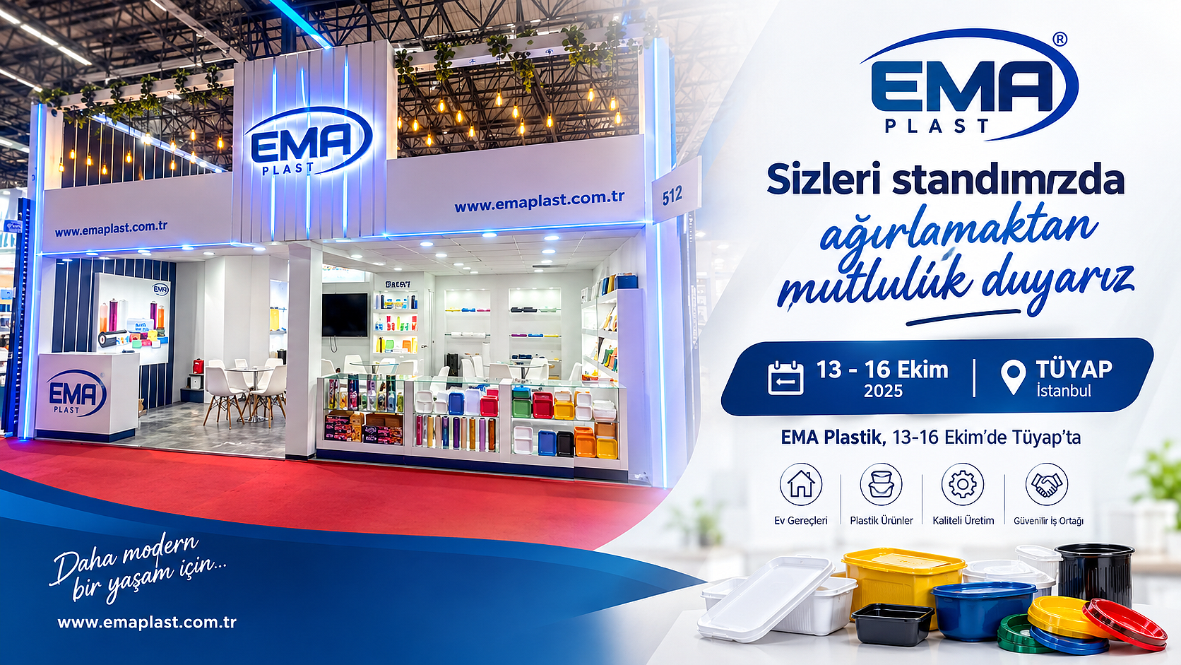 EMA Plastik, 13-16 Ekim’de Tüyap’ta