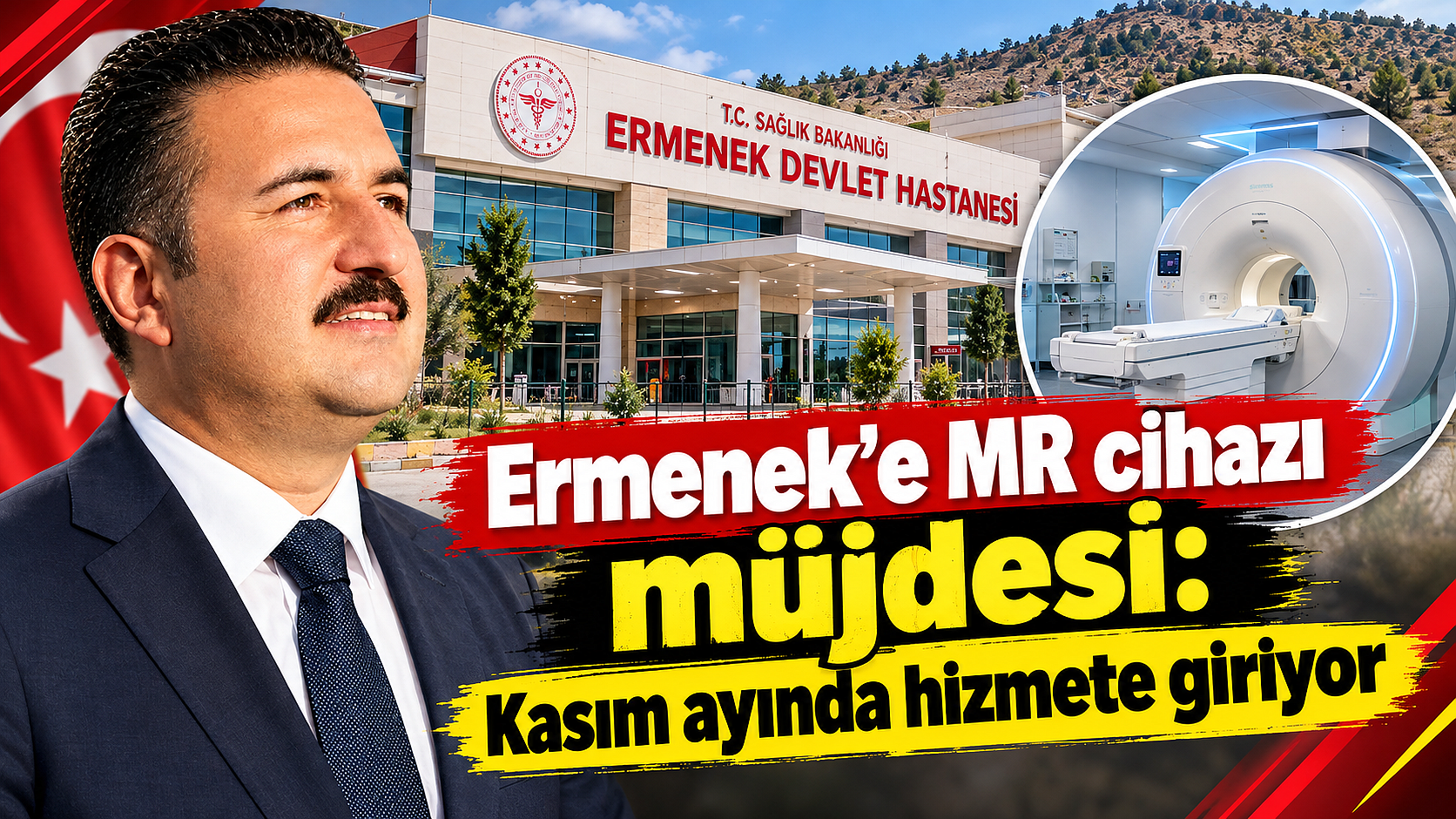 Ermenek’e MR cihazı müjdesi: Kasım ayında hizmete giriyor