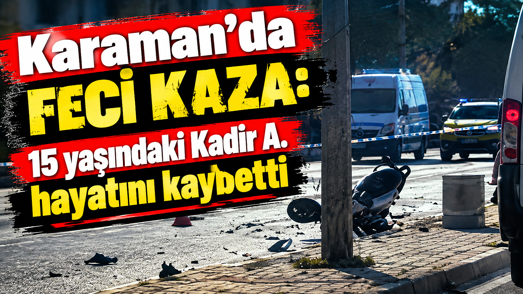 Karaman’da feci kaza: 15 yaşındaki Kadir A. hayatını kaybetti
