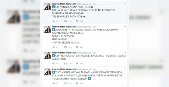 Başkan Gökçek’ten, CHP’ye karşı 2 dava zaferi daha