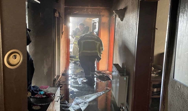 Kırıkkale'de evde çıkan yangın söndürüldü