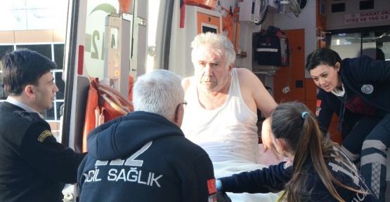 Porsuk Çayı’na düşen yaşlı adamı vatandaşlar kurtardı