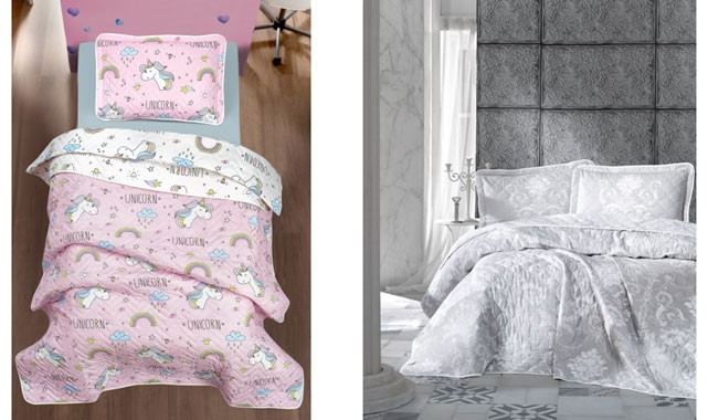 Hoş Görüntüye Sahip Yatak Örtüsü Modelleri