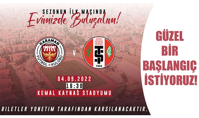 GÜZEL BİR BAŞLANGIÇ İSTİYORUZ!