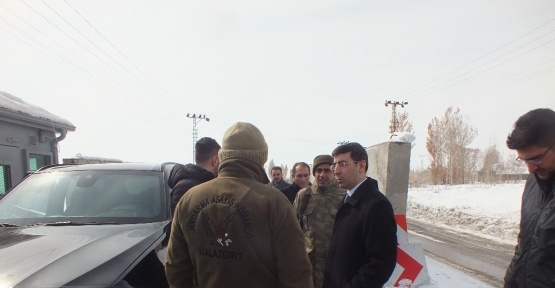 Kaymakam Kırlı’dan güvenlik güçlerine ziyaret