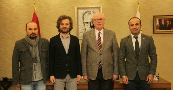 Eğitim-Sen mensupları Başkan Kurt’u ziyaret etti