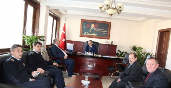 Kastamonu Emniyet Müdürü, Tosya Kaymakamını ziyaret etti