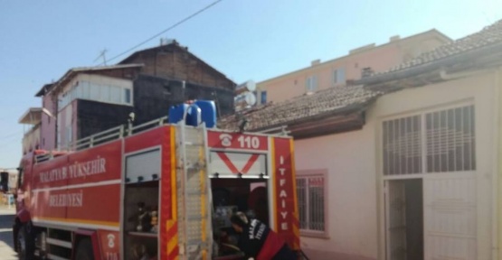 Malatya’daki yangında maddi hasar meydana geldi