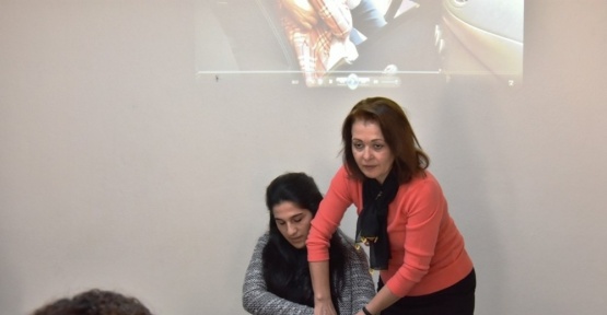 İlkyardım eğitimi kursiyerleri belgelerini Başkan Eşkinat’tan aldı