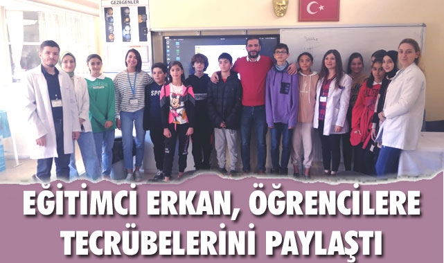 ERKAN, TAŞELİ'DE ALTIN ÖĞÜTLERDE BULUNDU