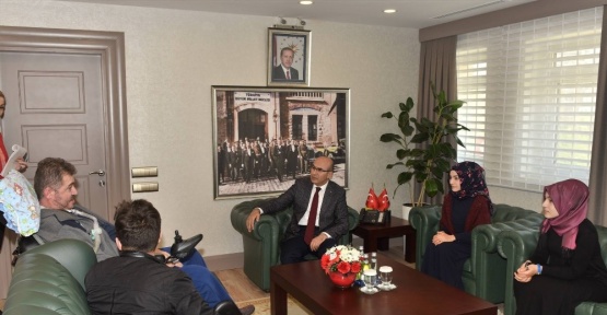 ALS Hastası Yasin Asma ve çocuklarından Vali Demirtaş’a ziyaret