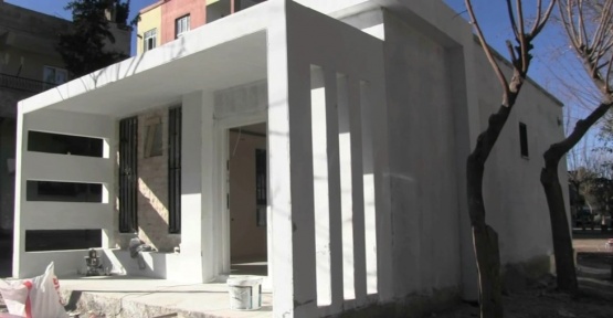 Eyyübiye Belediyesi muhtar evi yapım çalışmalarını sürdürüyor