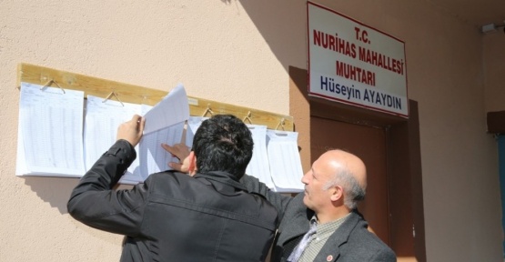 Seçmen Listeleri Pazar Günü Askıdan İndirilecek