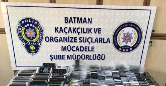 Batman’da kaçak cep telefonu operasyonu: 3 gözaltı